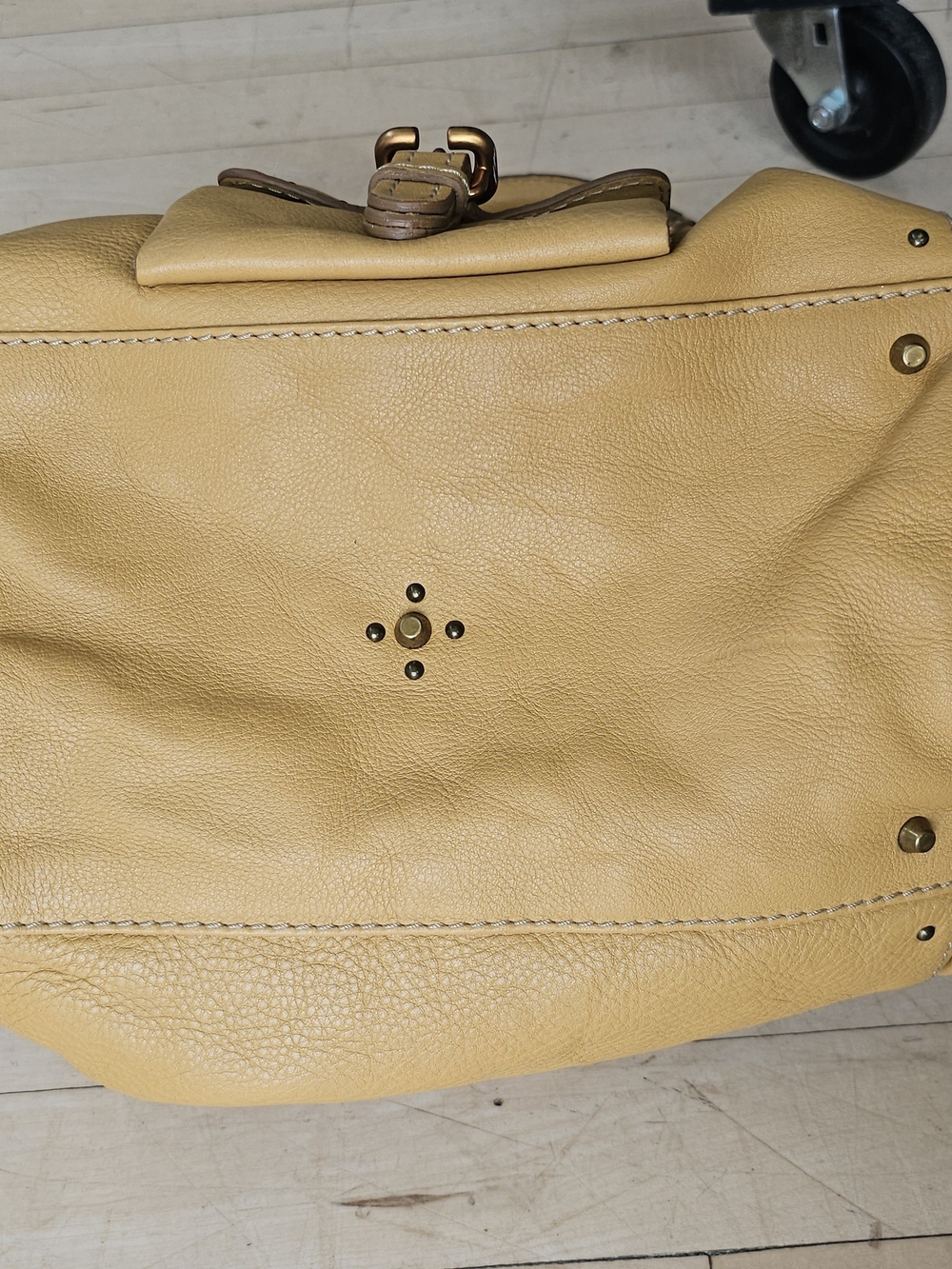 Chloe Vintage Y2K 2006 Paddington Bag Mustard Butter Leather Purse Deadstock NWT - Picture 12 of 16